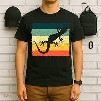 Cool Lizard For  Vintage Crested Leopard Gecko T-Shirt thumb 6