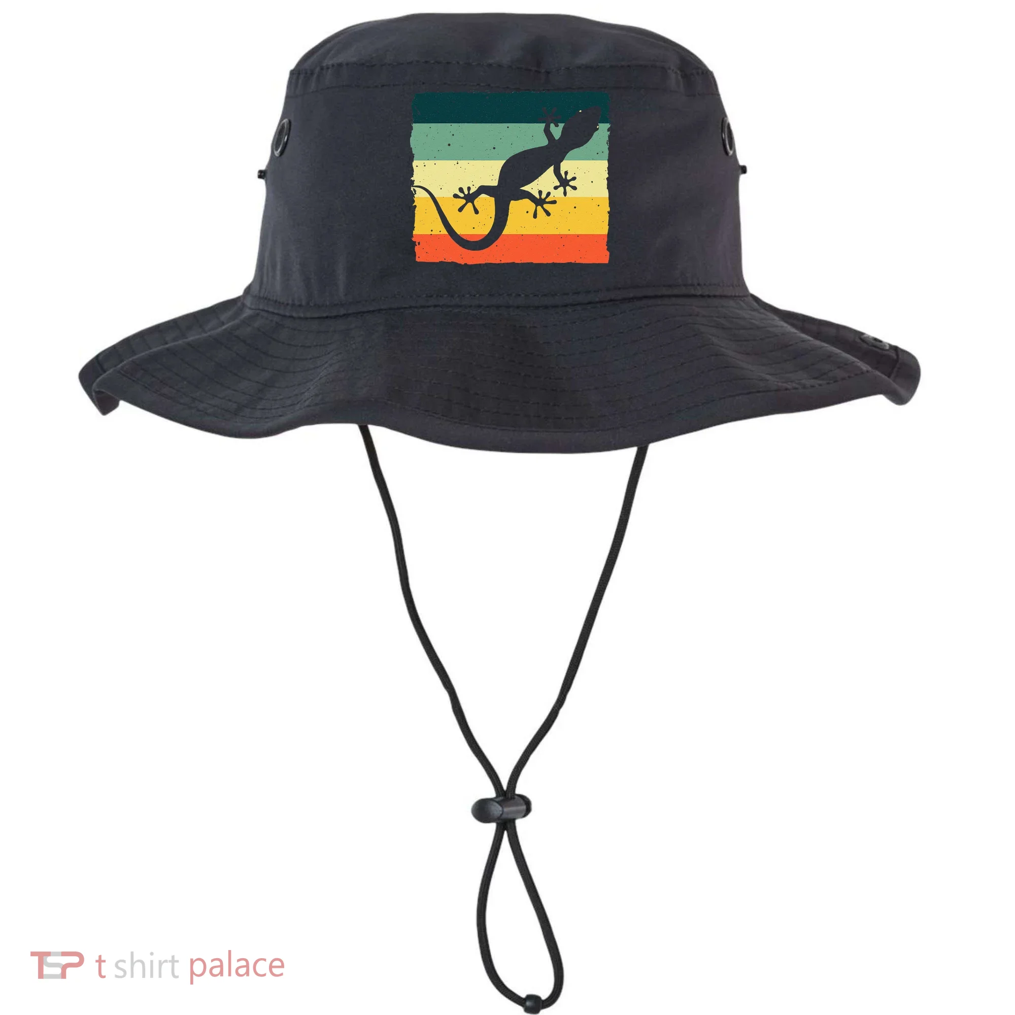 Cool Lizard For  Vintage Crested Leopard Gecko Bucket Hat