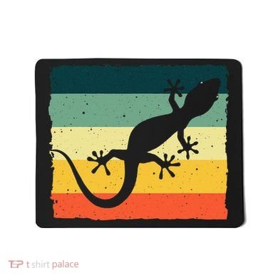 Cool Lizard For  Vintage Crested Leopard Gecko Mousepad