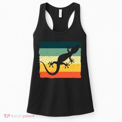 Cool Lizard For  Vintage Crested Leopard Gecko Women's Tank Top