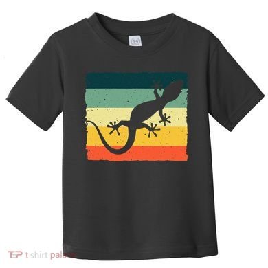 Cool Lizard For  Vintage Crested Leopard Gecko Toddler T-Shirt