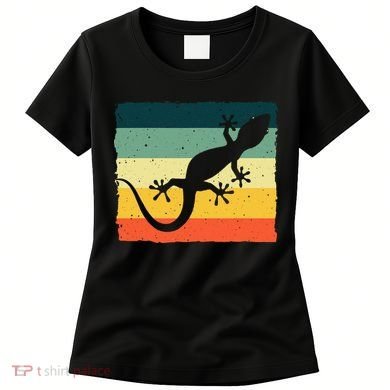 Cool Lizard For  Vintage Crested Leopard Gecko Women's T-Shirt