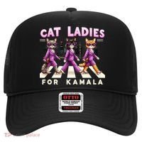 Cat Ladies For Kamala Voting Kamala Harris 2024 Cat Lover Hat thumb 0