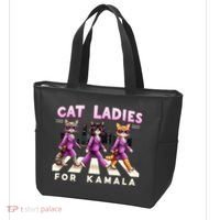 Cat Ladies For Kamala Voting Kamala Harris 2024 Cat Lover Tote Bag thumb 3