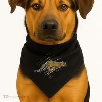 Cheetah Lover Gift Cool Cheetah Gift USA-Made Doggie Bandana thumb 1