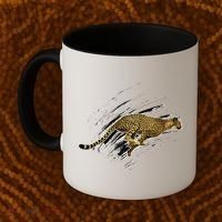 Cheetah Lover Gift Cool Cheetah Gift Coffee Mug thumb 2