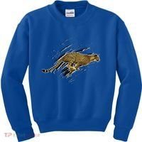 Cheetah Lover Gift Cool Cheetah Gift Kids Sweatshirt thumb 0