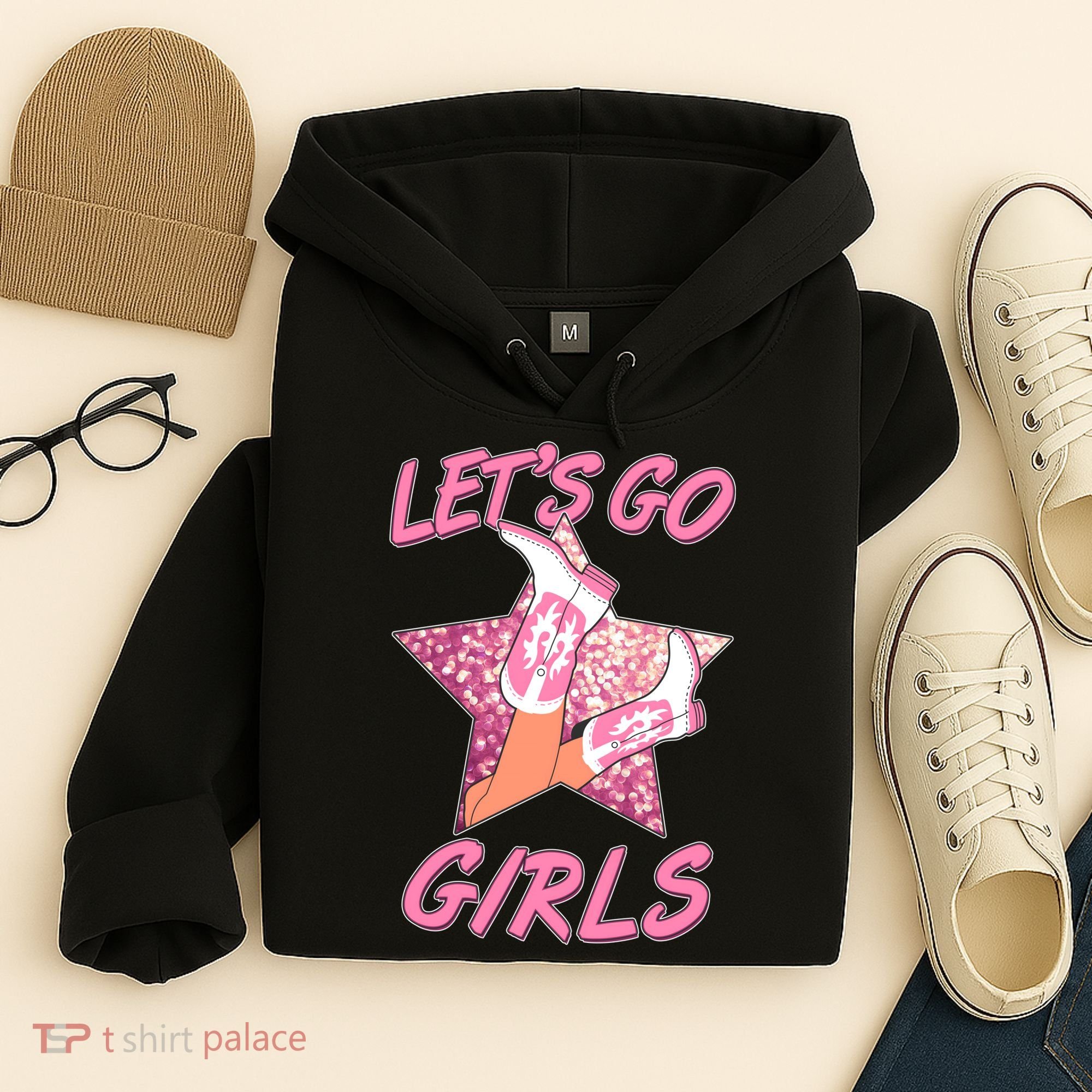 Cute Let's Go Cowgirls Hoodie