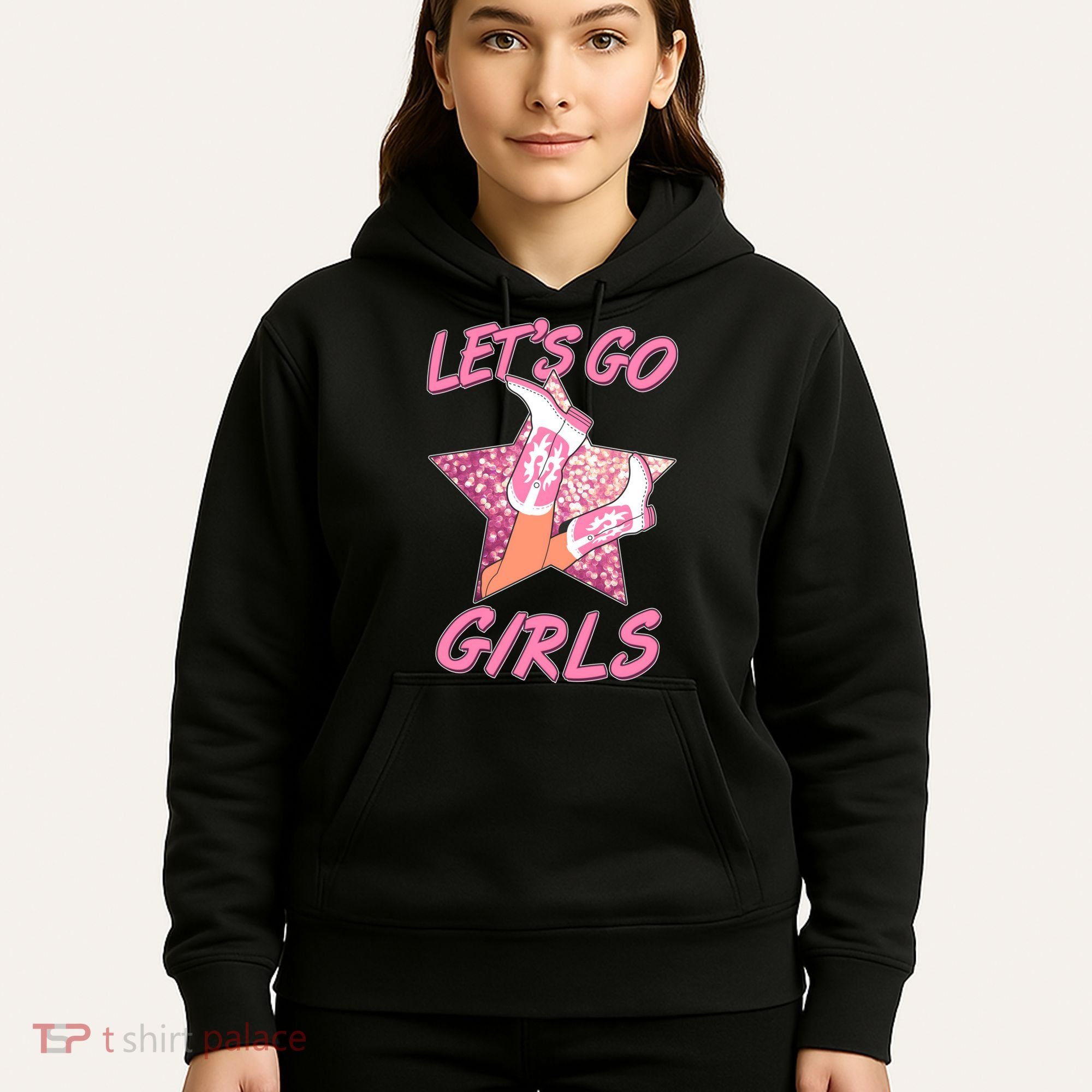 Cute Let's Go Cowgirls Hoodie