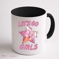 Cute Let's Go Cowgirls Coffee Mug thumb 1