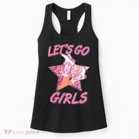 Cute Let's Go Cowgirls Women's Tank Top thumb 0