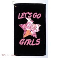 Cute Let's Go Cowgirls Golf Towel thumb 0