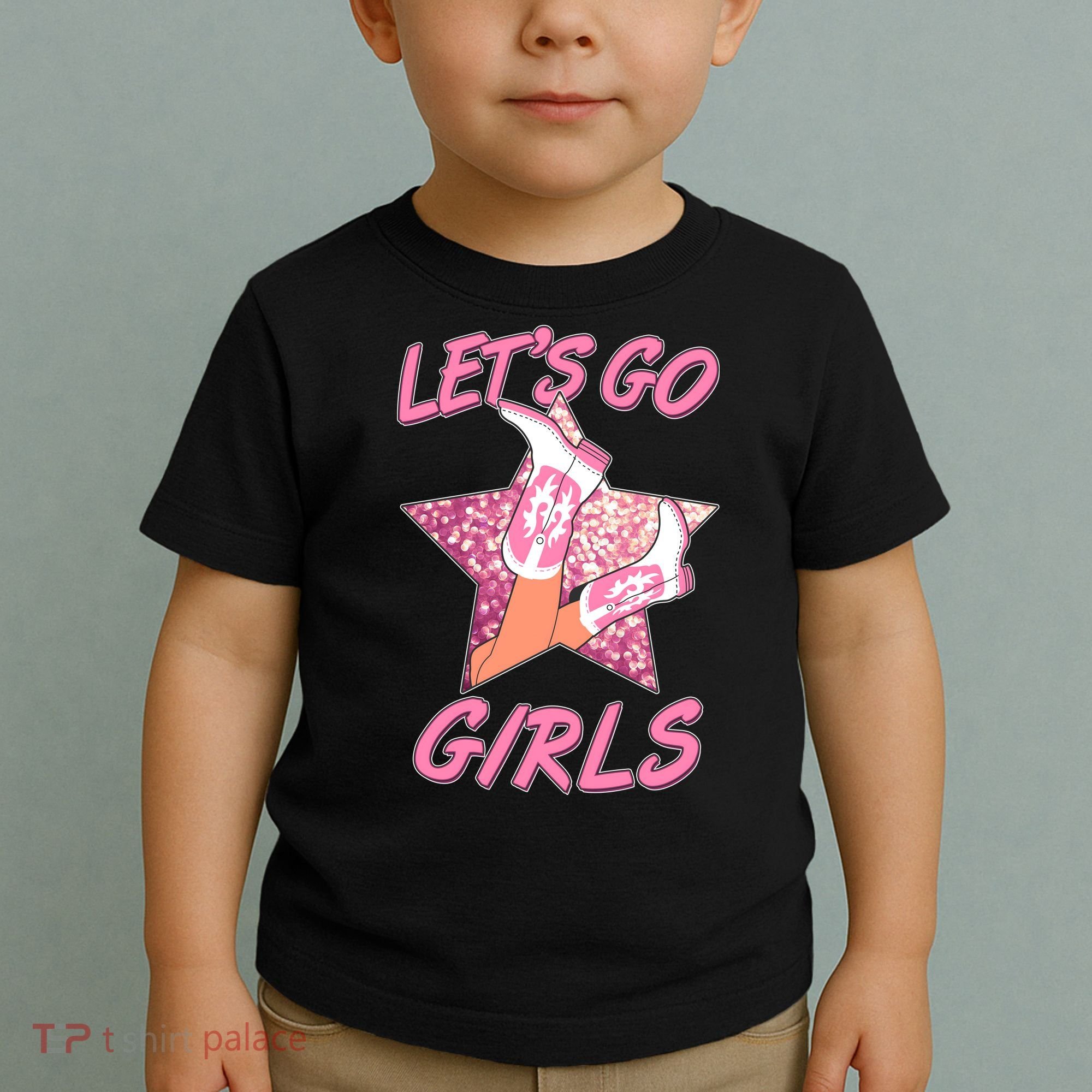 Cute Let's Go Cowgirls Toddler T-Shirt