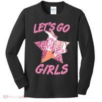 Cute Let's Go Cowgirls Kids Long Sleeve Shirt thumb 0