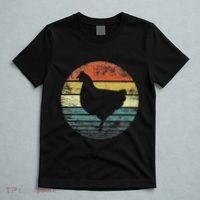 Chicken Lover Gifts Funny Farmer Retro Vintage Farm Animals T-Shirt thumb 5