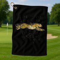 Cheetah Lover Gift Cool Cheetah Gift Golf Towel thumb 1
