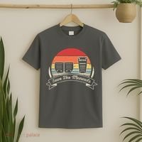 Car Lover Gift Vintage Retro Save The Manuals Stick T-Shirt thumb 2