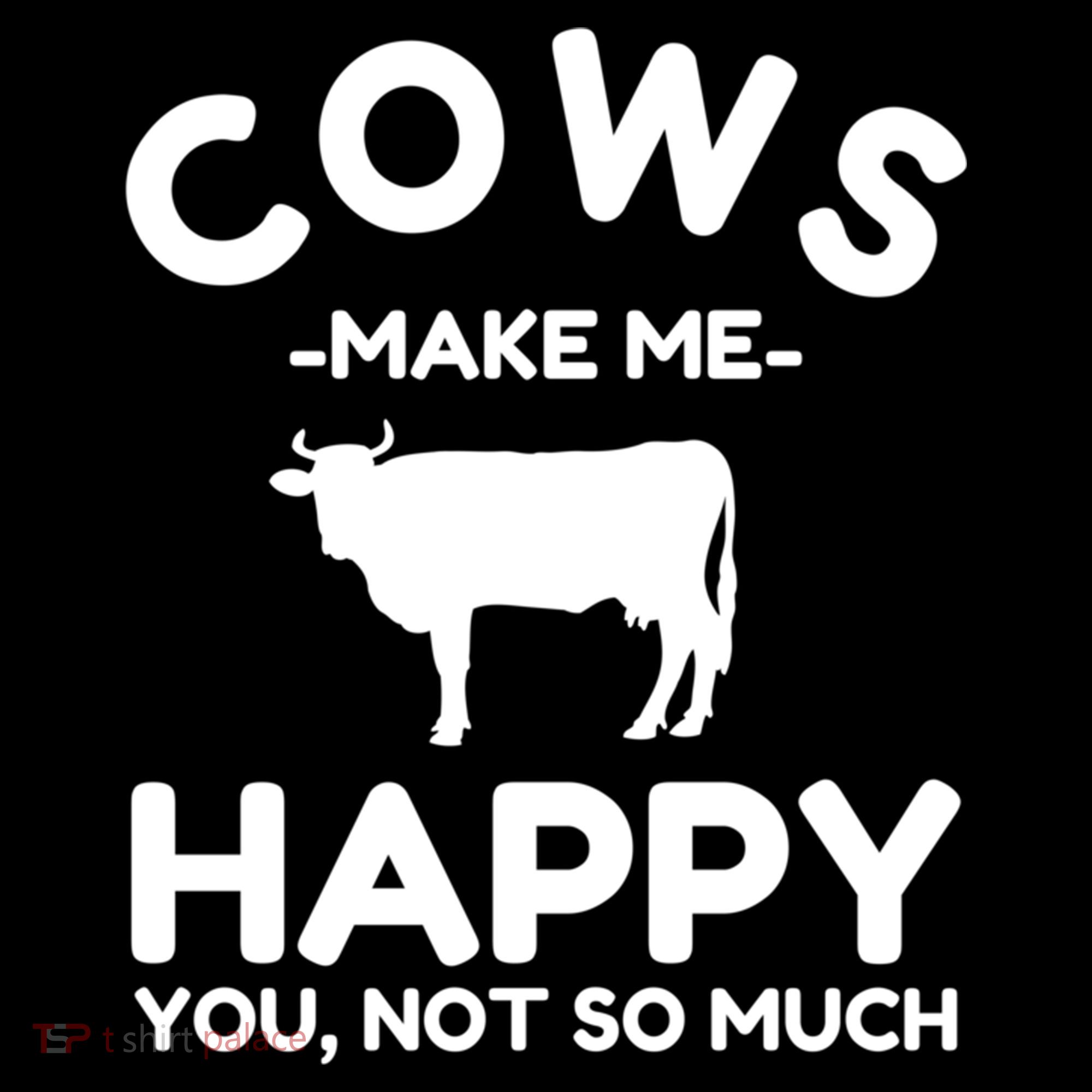 Cow Lover Gift Funny Cow Humor Gift Make Me Happy Coffee Mug