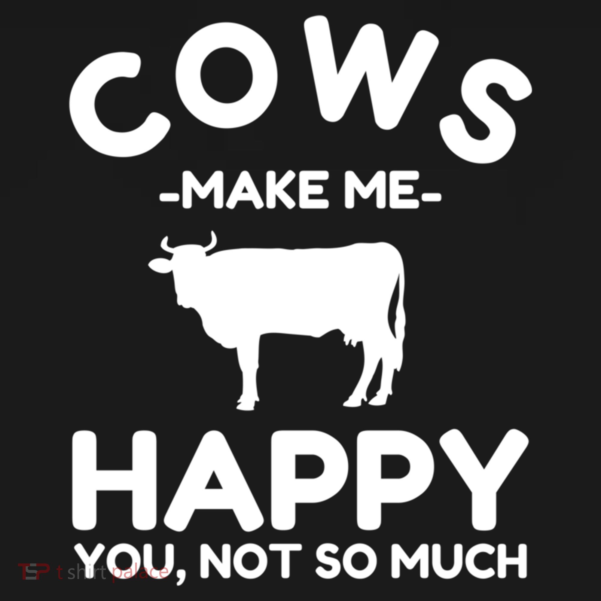 Cow Lover Gift Funny Cow Humor Gift Make Me Happy Women's Hoodie