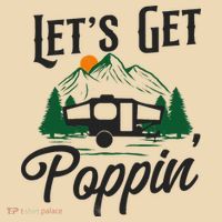 Camping Let'S Get Poppin' Pop Up Camper Tote Bag thumb 4