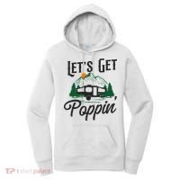 Camping Let'S Get Poppin' Pop Up Camper Women's Hoodie thumb 0