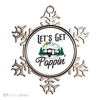 Camping Let'S Get Poppin' Pop Up Camper Ornament