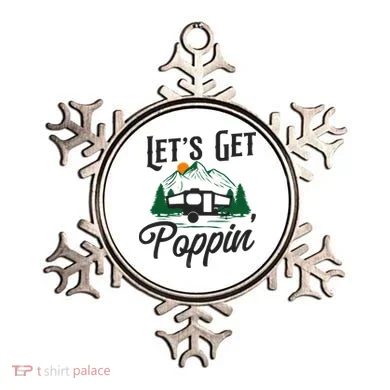 Camping Let'S Get Poppin' Pop Up Camper Ornament