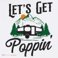 Camping Let'S Get Poppin' Pop Up Camper Women's Long Sleeve Shirt thumb 2