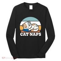 Cat Lovers Gift Nap Lover Sleepy Cute Kawaii Cat Naps Long Sleeve Shirt thumb 0
