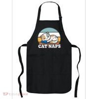 Cat Lovers Gift Nap Lover Sleepy Cute Kawaii Cat Naps Apron thumb 0