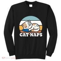 Cat Lovers Gift Nap Lover Sleepy Cute Kawaii Cat Naps Sweatshirt thumb 0