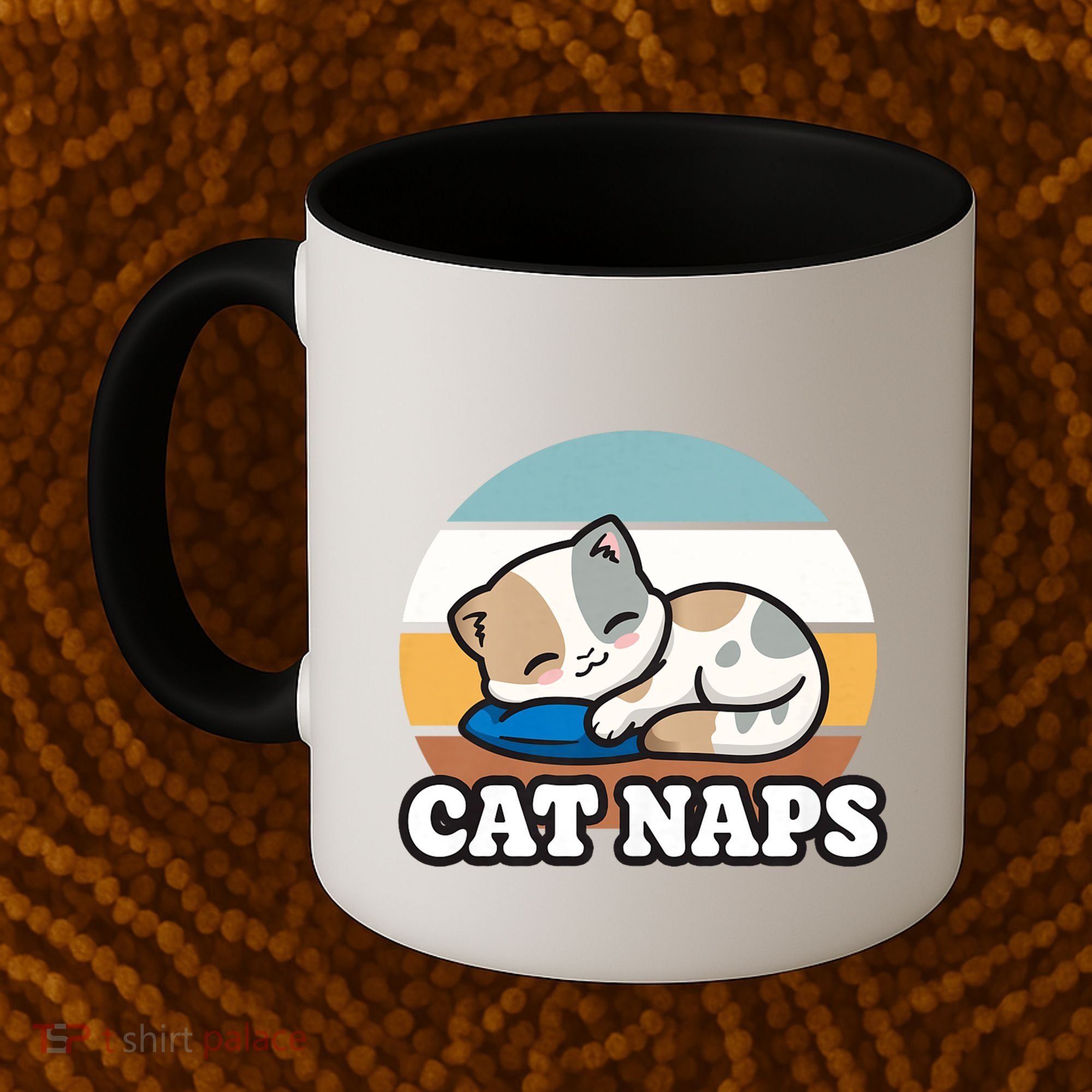 Cat Lovers Gift Nap Lover Sleepy Cute Kawaii Cat Naps Coffee Mug