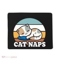 Cat Lovers Gift Nap Lover Sleepy Cute Kawaii Cat Naps Mousepad thumb 0
