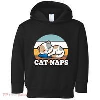 Cat Lovers Gift Nap Lover Sleepy Cute Kawaii Cat Naps Toddler Hoodie thumb 0