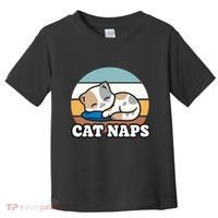 Cat Lovers Gift Nap Lover Sleepy Cute Kawaii Cat Naps Toddler T-Shirt thumb 0