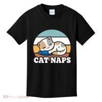 Cat Lovers Gift Nap Lover Sleepy Cute Kawaii Cat Naps Kids T-Shirt thumb 0