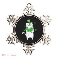 Cat Leprechaun Gift Cat Lover Shamrock Gift St Patrick's Day Gift Ornament thumb 0
