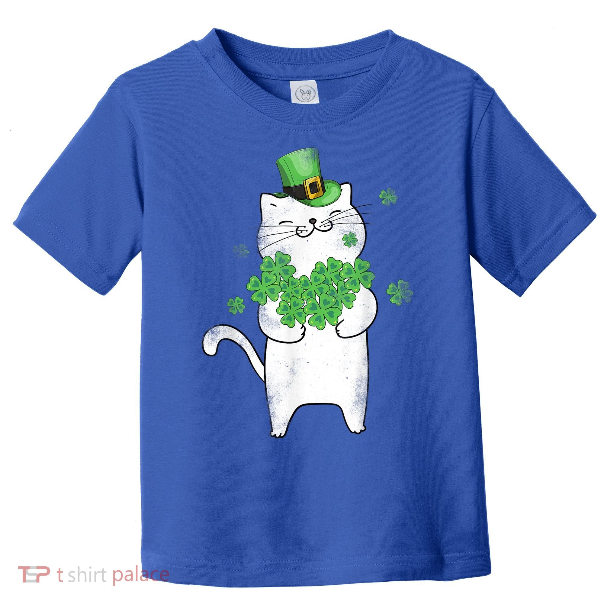 Cat Leprechaun Gift Cat Lover Shamrock Gift St Patrick's Day Gift Toddler T-Shirt