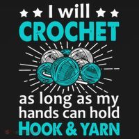 Crocheting Lover Gift Crocheting Funny Yarn Great Gift USA-Made Doggie Bandana thumb 2