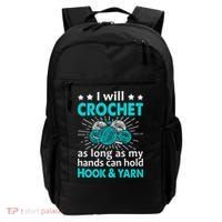 Crocheting Lover Gift Crocheting Funny Yarn Great Gift Backpack thumb 0