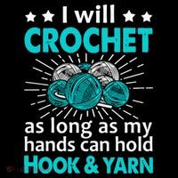 Crocheting Lover Gift Crocheting Funny Yarn Great Gift Ornament thumb 1