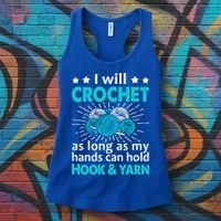 Crocheting Lover Gift Crocheting Funny Yarn Great Gift Women's Tank Top thumb 3