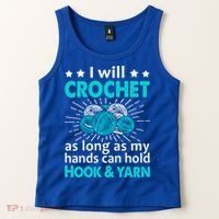 Crocheting Lover Gift Crocheting Funny Yarn Great Gift Tank Top thumb 2