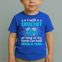 Crocheting Lover Gift Crocheting Funny Yarn Great Gift Toddler T-Shirt thumb 2