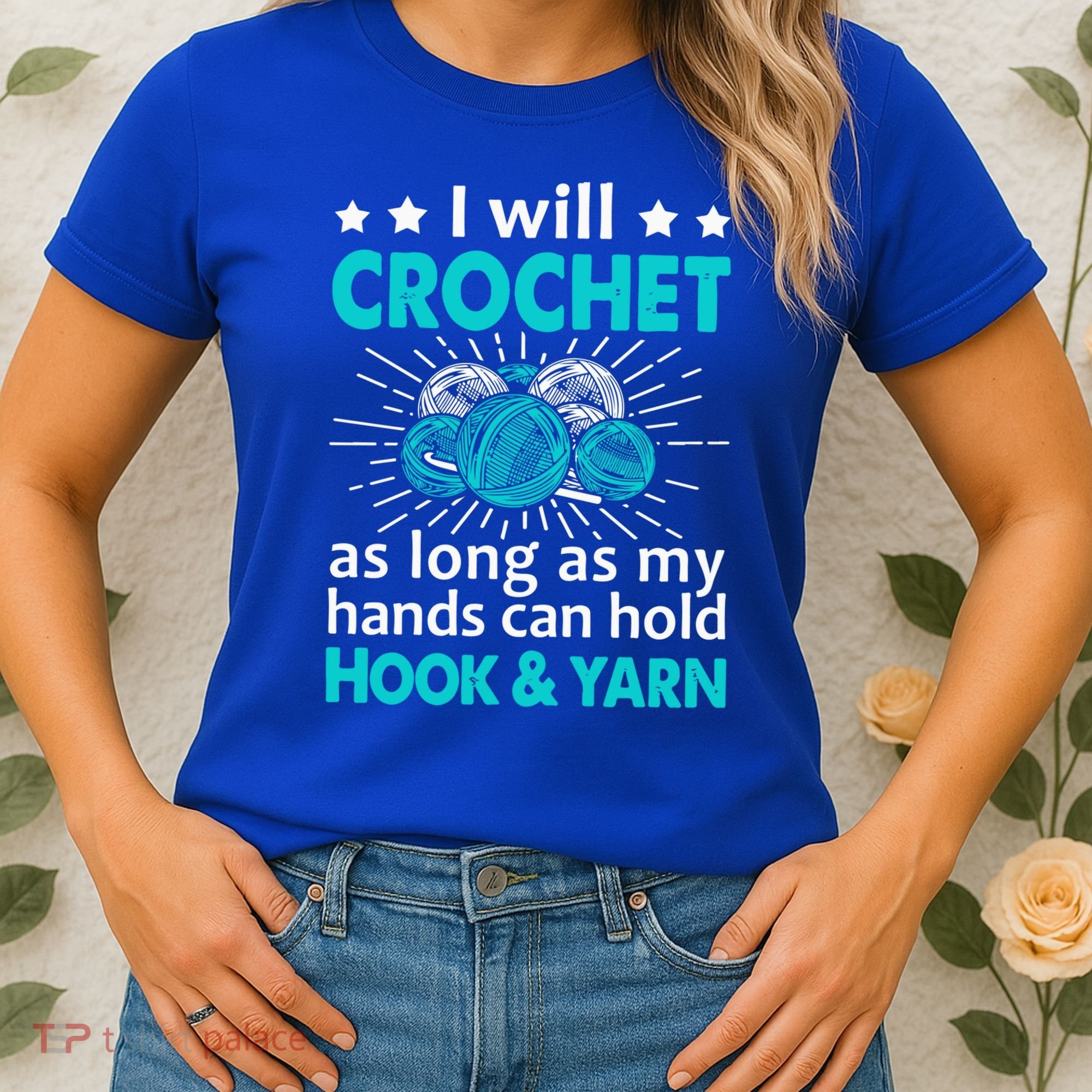 Crocheting Lover Gift Crocheting Funny Yarn Great Gift Women's T-Shirt