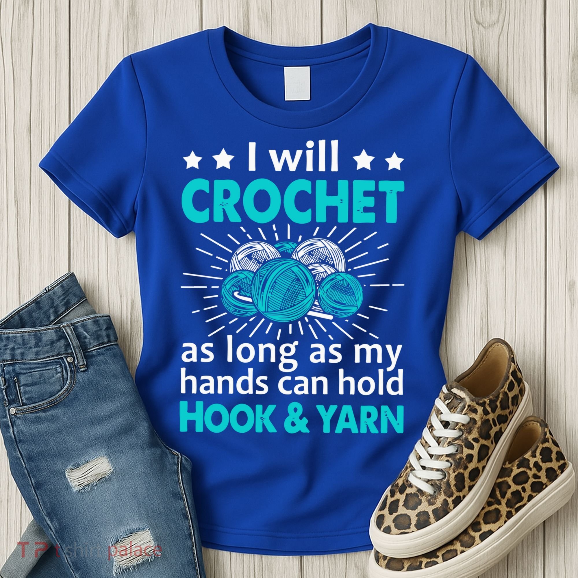 Crocheting Lover Gift Crocheting Funny Yarn Great Gift Women's T-Shirt