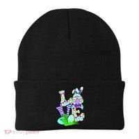 Cute Love Gnome Easter Egg Hunting Bunny Beanie thumb 0