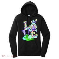 Cute Love Gnome Easter Egg Hunting Bunny Women's Hoodie thumb 0