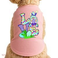 Cute Love Gnome Easter Egg Hunting Bunny Doggie Tank thumb 0