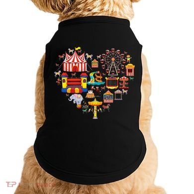 Circus Love Heart Ringmaster Party Circus Doggie Tank